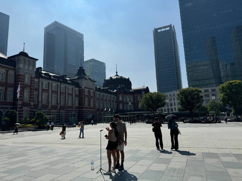 东京火车站前东京火车站前